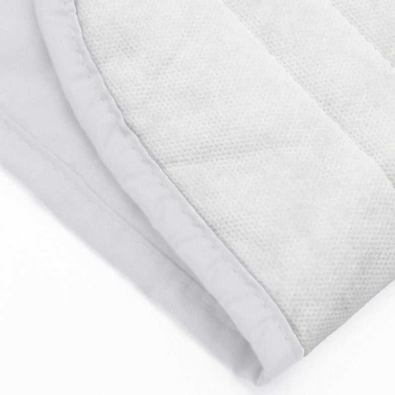 Marquess Tailored Bed Skirt Blended Quilted-Hang Down Feeling Enhancement Wrap Around Thick Bed Skirt,Dust-Proof, Wrinkle Fade Resistant Dust Ruffle with Classic 14â€™â€™Drop for Bedroom(Queen,White) - Image 3